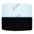 Girard sudron applique porcelaine g9 hublot av. verrerie opaline noir