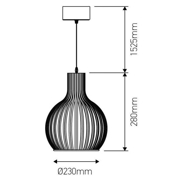 Suspension e27 max.60w abat-jour blanc mat extérieur / intérieur cable pvc l.150cm blanc