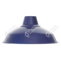 Girard sudron abat-jour métal industriel ø270mm bleu outremer satiné