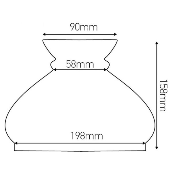 Girard sudron abat-jour vesta triplex opale 195mm