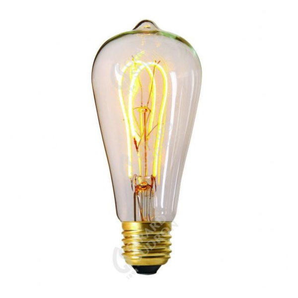 Girard sudron edison filament led torsadée claire 5w non dim