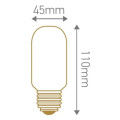 Girard sudron tube t45 filament led twisted 4w e27 2000k 200lm dim. amb. 