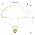 Girard sudron mushroom m200 4 loops 4w e27 2000k 200lm dim ambre