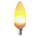 Flamme c37 led effet flamme 2,8w  4,5w e14 1300k  3 modes 3125467169972