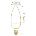Flamme c37 led effet flamme 2,8w  4,5w e14 1300k  3 modes 3125467169972