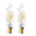 Girard sudron lot de 2 ampoules filament flamme cdv led 4w e14 2700k blitster
