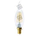 Girard sudron lot de 2 ampoules filament flamme cdv led 4w e14 2700k blitster