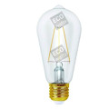Girard sudron ecowatts - ampoule led edison vintage e27 4w=40w blanc chaud  blister