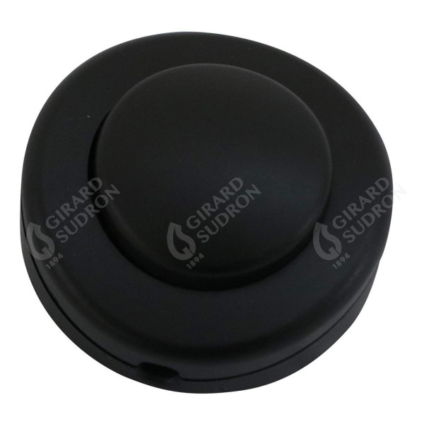 Girard sudron variateur à pied rond noir led