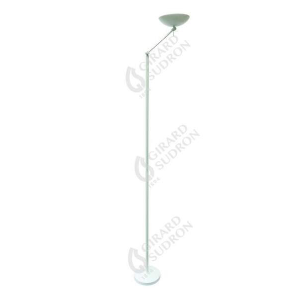 Girard sudron thyone - lampadaire led Ø280x1950 35w 2800-3100k 3100lm 120° blanc dim