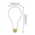 Girard sudron globe a120 led 330° 30w 2700k 2800lm dépoli