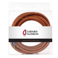 Girard sudron câble textile double isolation marron (2m)