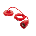 Girard sudron suspension céramique rouge + 2m câble rouge