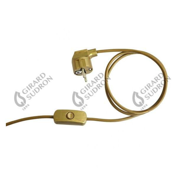 Girard sudron cordon 3x0.75 l.2m or f.euro schuko