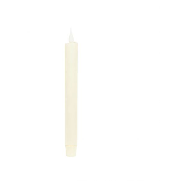 Bougie flamme led l25cm abs/wax