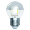 Girard sudron spherical g45 led filament "calotte argentée" 4w e27 2700k 350lm dim.