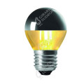 Girard sudron spherical g45 led filament "calotte argentée" 4w e27 2700k 350lm dim.
