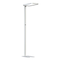 Girard sudron calyce - lampadaire led 610x310x1950 80w 4000k 7040lm 120° blanc dim pir