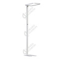 Girard sudron calyce - lampadaire led 610x310x1950 80w 4000k 7040lm 120° blanc dim pir