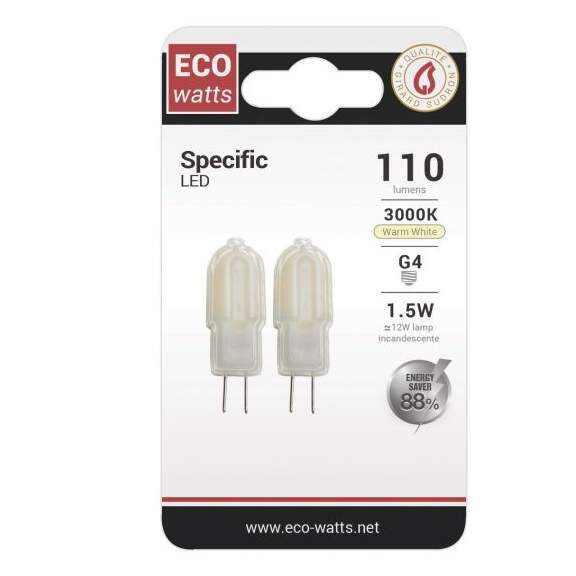 Girard sudron pépites led g4 1.5w 110lm 2700-7000k (blister de 2p)