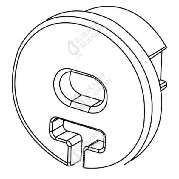 Girard sudron embouts pour profile aluminium Ø16