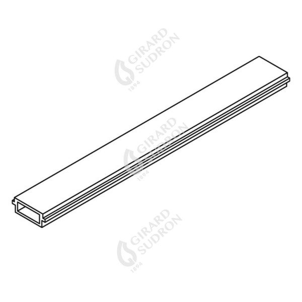Girard sudron rail de diffusion 15-90° pour profile alu 15.5x12