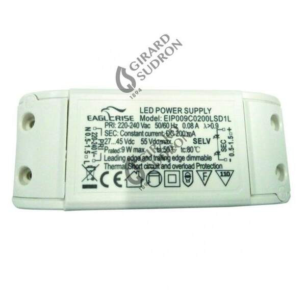 Girard sudron convertisseur pour dalle led 105x42x24 7w triac dim