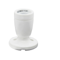 Girard sudron douille e27 ceramique sur patere blanche