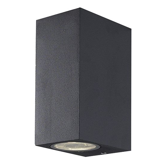 Girard sudron carrol - applique murale vers le haut et le bas 93x68x150 max 2x11w gris foncé
