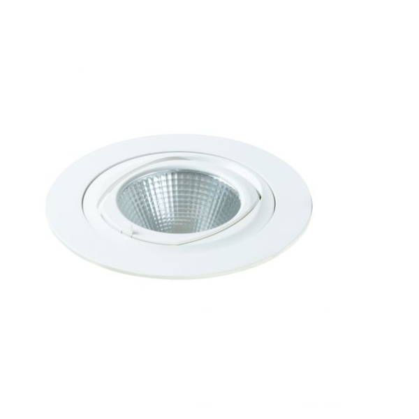 Girard sudron simba - spot encastré orientable led Ø168x122 enc.Ø150 35w 4000k 3000lm 36° blanc