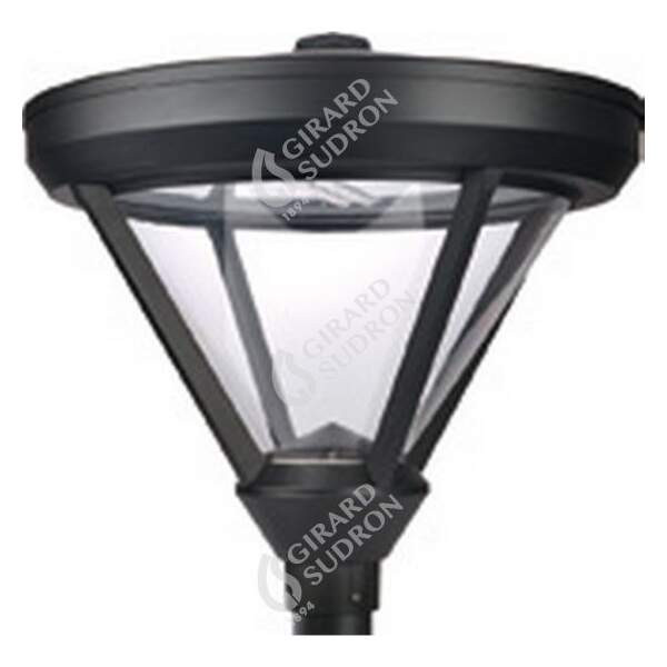 Girard sudron last - eclairage public led ip65 Ø600x600 40w 3000k 3765lm 85-135° noir