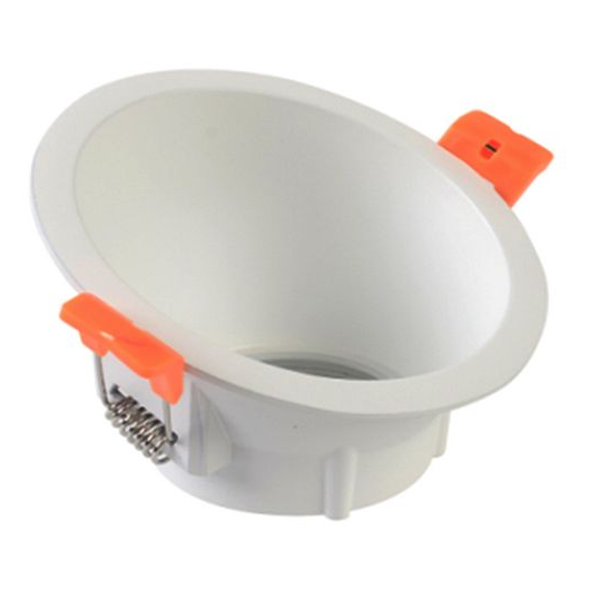 Girard sudron encastr. d.95mm cut.85mm blanc pour module downlight à visser 10w