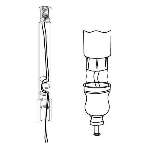 Girard sudron bougie conique cl2 e10 h.230mm