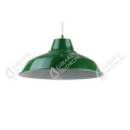 Girard sudron abat-jour métal industriel ø270mm vert sapin satiné