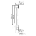 Girard sudron chandelle laiton chrome m&f 10x1 h.08
