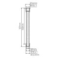 Girard sudron chandelle laiton chrome m&f 10x1 h.10