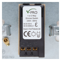 Girard sudron v-pro variateur mural led 1-120w blanc