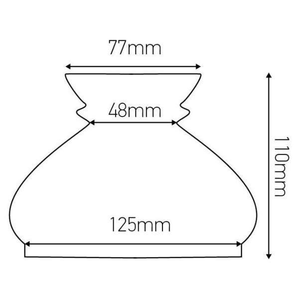 Girard sudron abat-jour vesta triplex opale 125mm