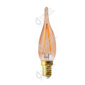 Girard sudron lampe candle gs1 led filament 1w e14 2700k 80lm ambré