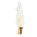 Girard sudron flamme "bohème" filament led 4w e14 2700k 320lm dim. cl.
