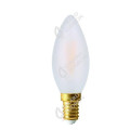 Girard sudron Ampoule flamme lisse c35 filament led 5w 2700k 580 lm e14 mat dimmable