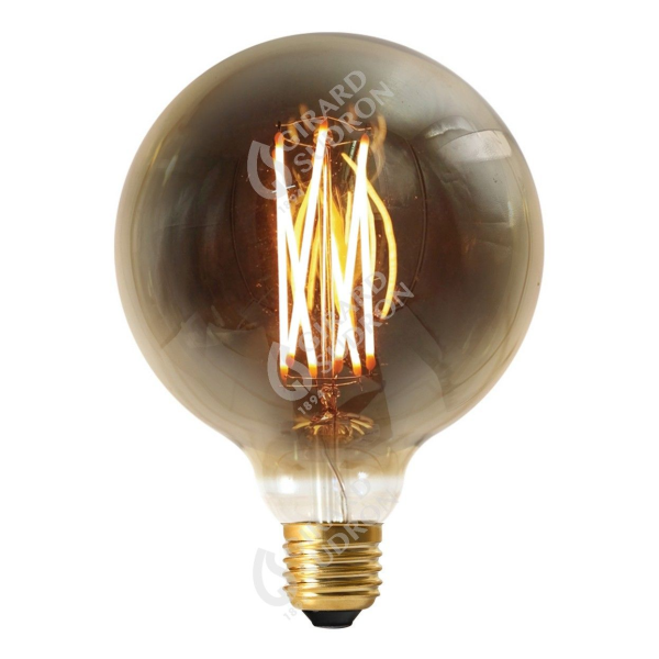Girard sudron globe g125 filament led 4w e27 2100k 300lm dim. smoky ra>90