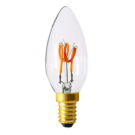 Girard sudron candle c35 filament led torsadée 3w e12 120lm dim. cl.