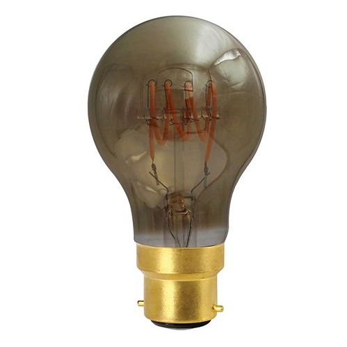 Girard sudron standard a60 filament led torsadée 3w b22 100lm dim. smoky