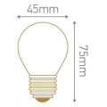 Girard sudron ecowatts - sphérique g45 filament led 4w e27 4000k 420lm cl.