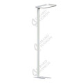 Girard sudron calyce - lampadaire led 610x310x1950 80w 4000k 7040lm 120° blanc dim