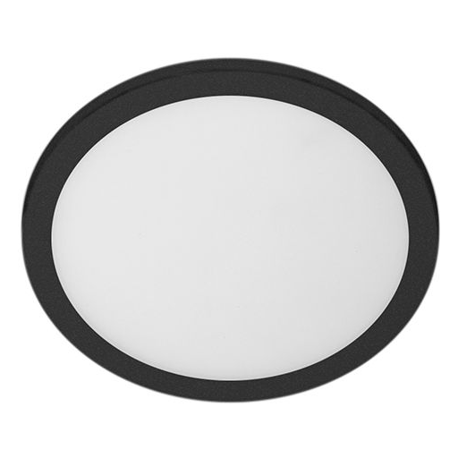 Girard sudron rama - plafonnier led ip 65 Ø270x45 14w 3000k 1000lm 120° gris foncé avec de présence