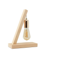 Girard sudron lampe a poser en bois douille e27 cache douille or