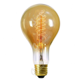 Lampe à Filament Métallique Spiralé Ambré 200 mm 24 W E27 2000 K Girard Sudron