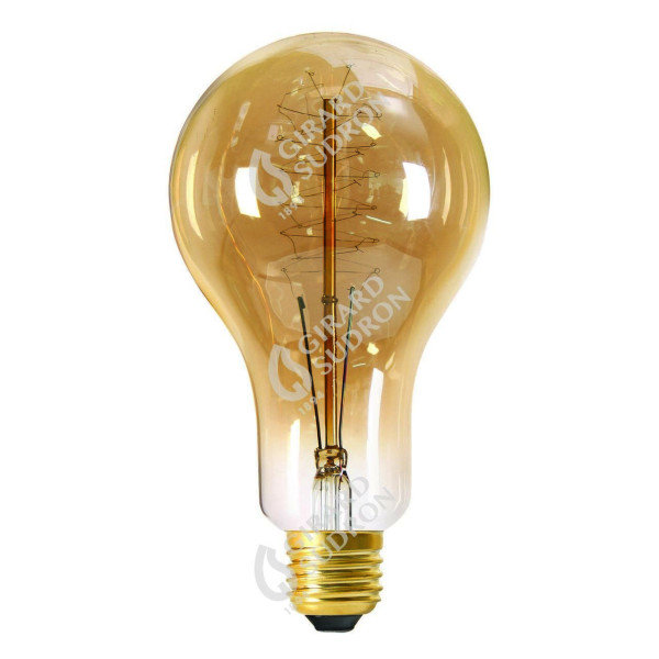 Lampe Géante 24 W E27 2000 K Girard Sudron - Finition Ambrée - avec Filament Métallique Spiralé - Girard Sudron - 24979